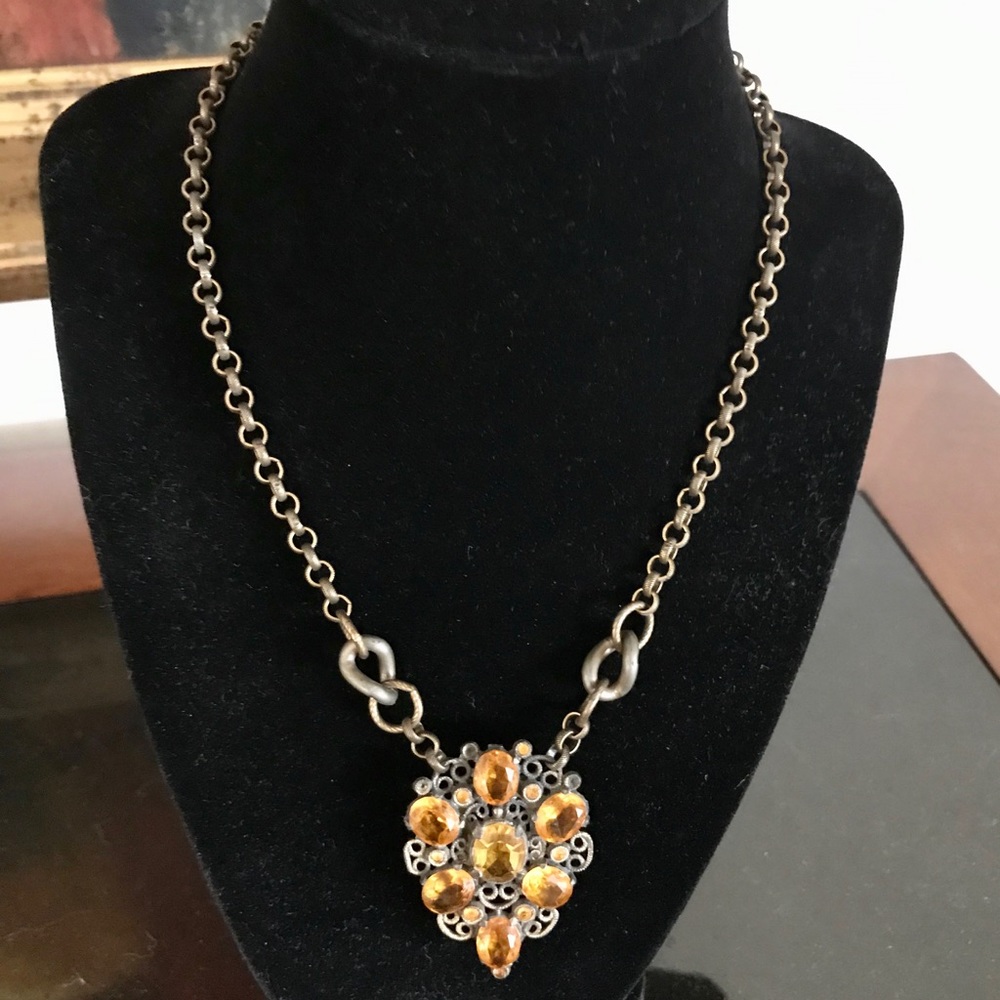 Angel Court statement Necklace